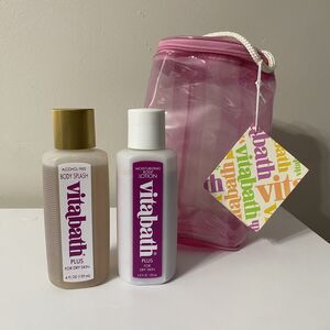 Vintage Vitabath Plus Dry Skin Gelée Lotion & Body Splash Alcohol Free